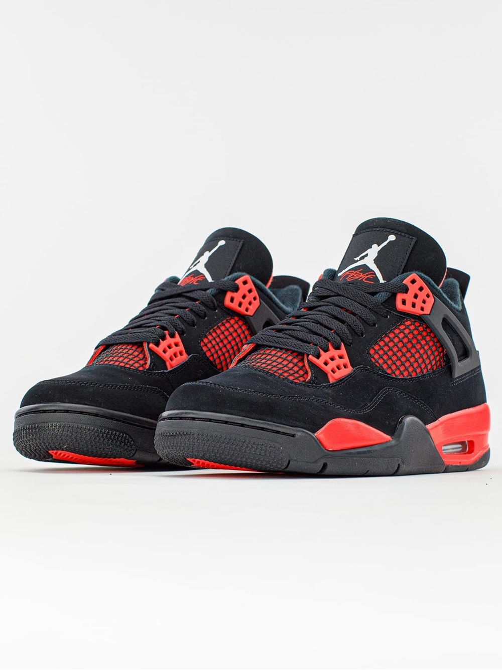 Nike Air Jordan 4 Retro Red Thunder Black Red Sneakers